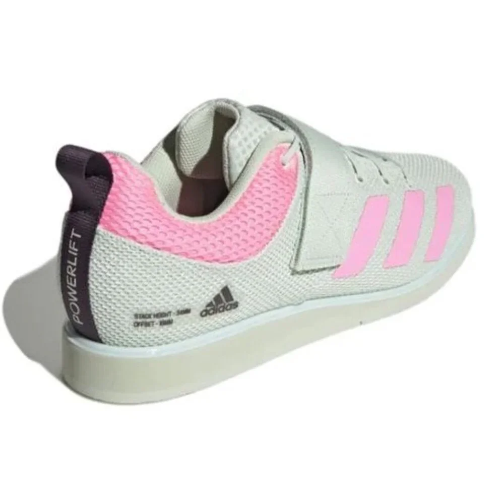 Adidas Powerlift 5 Weightlifting Shoes‎ Green & Pink US Mens 11.5 Womens 12.5
